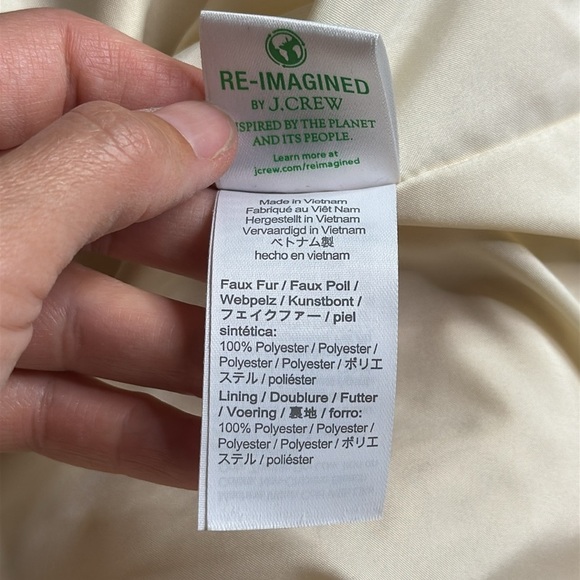 Crewcuts Cream Teddy Sherpa Button Up Jacket Size Large - Picture 9 of 13